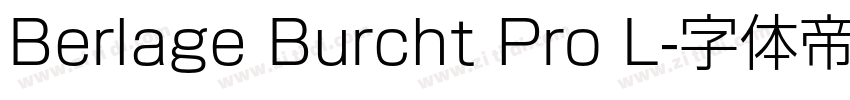 Berlage Burcht Pro L字体转换